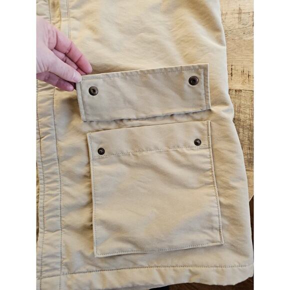 Lands' End Fleece Lined Utility Vest Men’s Size L Multi Pockets Cargo Outdoors - Picture 6 of 10